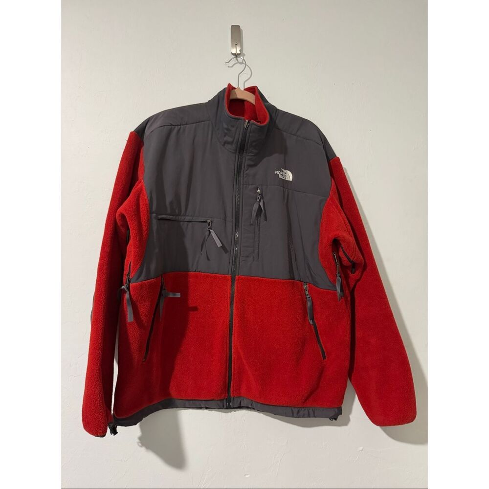 The North Face Fleece front zipper jacket lots of pockets XL mens